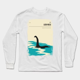 Loch Ness Scotland Cryptid Book Cover Poster Long Sleeve T-Shirt